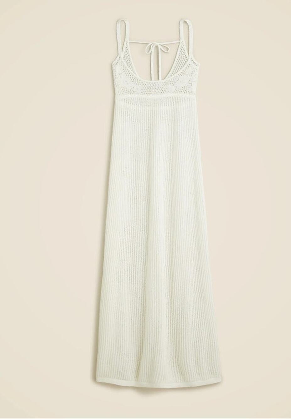 NWT J. Crew Anna October© X J.Crew Sweater-Dress Resort Cover-Up White XXS